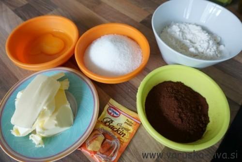 Kakavovi piškoti - sestavine