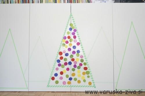 Lepljiva smrečica - praznične aktivnosti za otroke