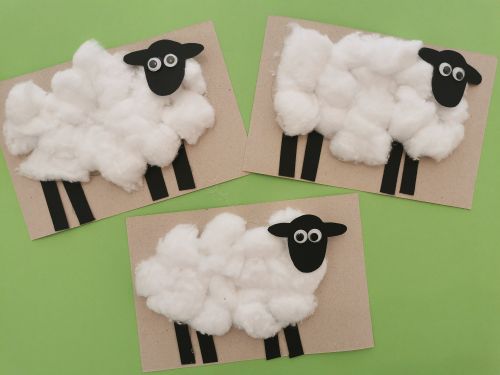 Izdelali smo mehke ovčke iz vate