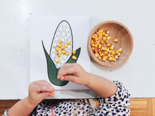 Koruza in fina motorika