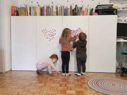 Valentinova lepljiva slika