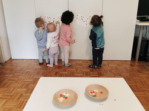 Lepljiva slika - Pustna maska