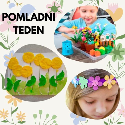 Dopoldanske igralne urice - Pomladni teden