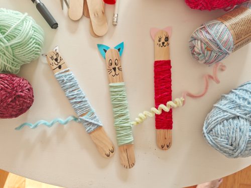 Simpatične mucke iz sladolednih palčk